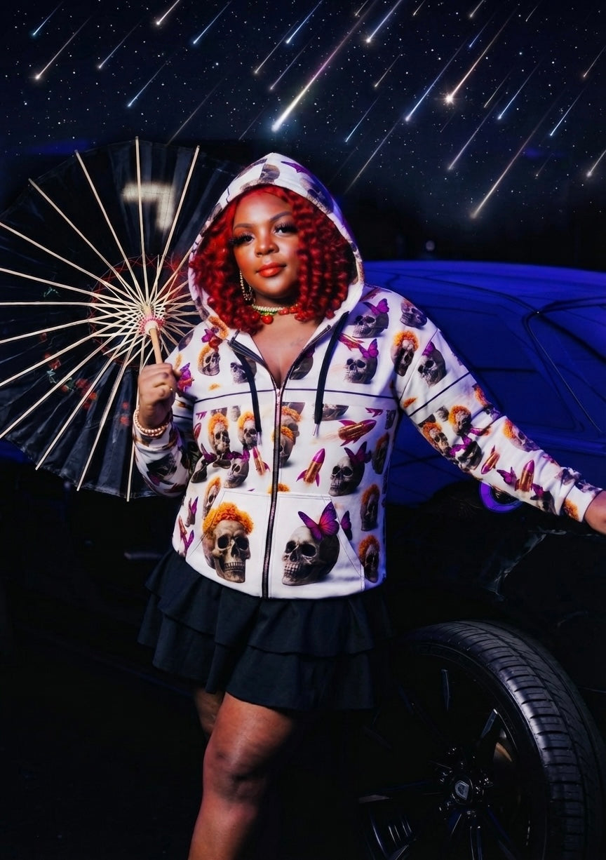 Shooting Star Unisex zip hoodie