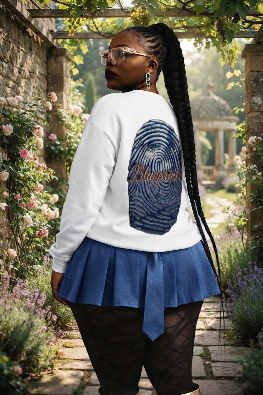 Blue Print Unisex Sweatshirt